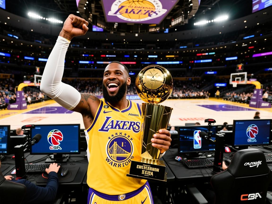 湖人主场大胜勇士,获得西部冠军 第2张