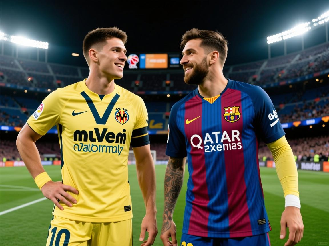 西甲第17轮：比利亚雷亚尔与巴塞罗那的巅峰对决即将上演